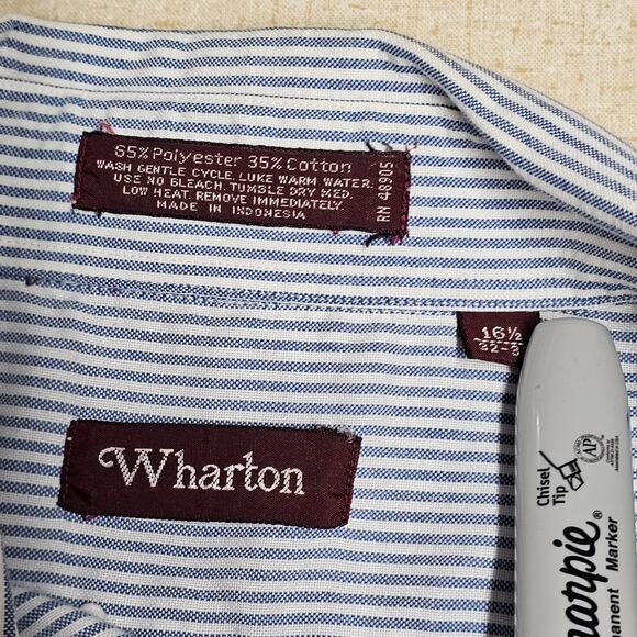 Saddlebred Long Sleeve Button Down Shirts Multicolor 7 Pieces Sets Men's Size XL - Picture 11 of 15